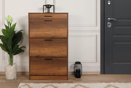 Hanah Home Zapatero Shc-431-Oo-1 Nogal Oslo
